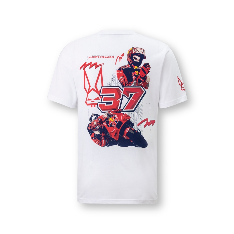 T-Shirt Red Bull Gas A. Fernandez weiß