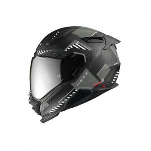 Nexx X.WST3 Fluence Integral-Motorradhelm schwarz-silber