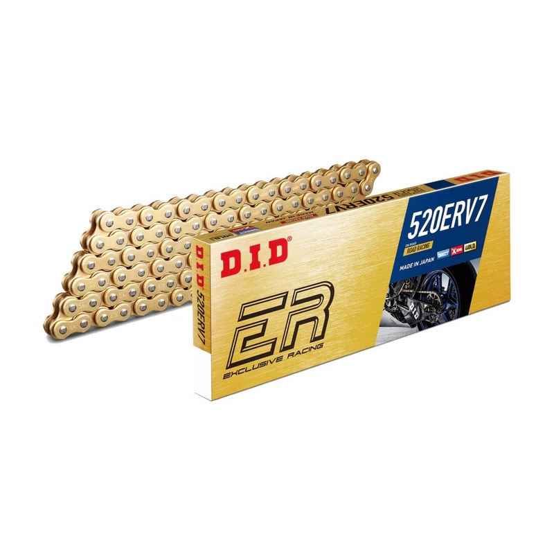 Sportkette D.I.D Chain 520ERV7 128 L golden/golden
