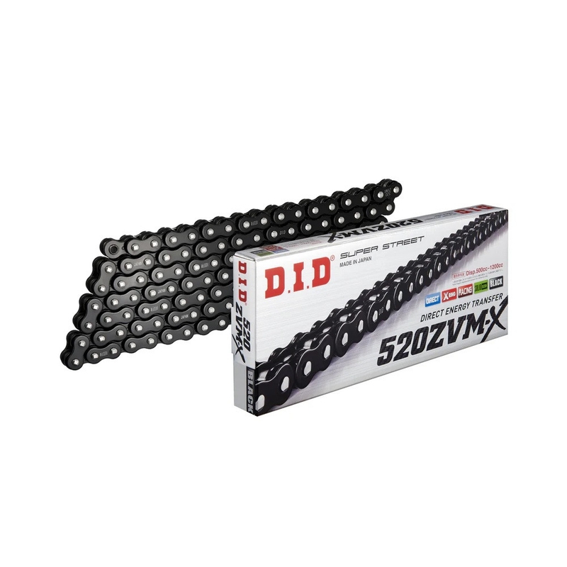 ZVM-X series X-Ring chain D.I.D Chain 520ZVM-X 120 L Black/Black
