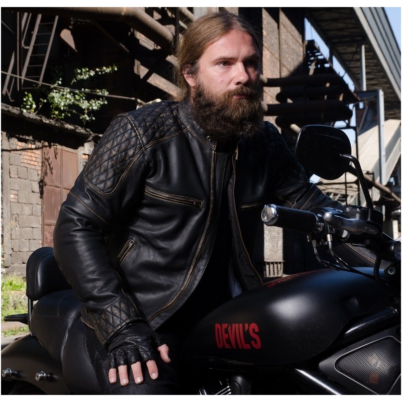 Street Racer Retro-Motorradjacke Ausverkauf