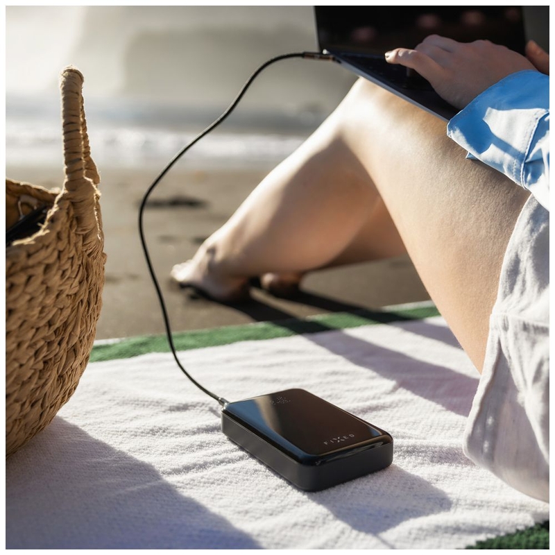 Powerbank Fixed Zen 20 Pro mit LCD-Display schwarz