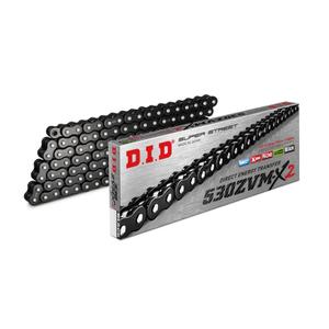 ZVM-X series X-Ring chain D.I.D Chain 530ZVM-X2 122 L Black/Black