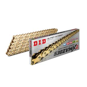 ZVM-X series X-Ring chain D.I.D Chain 530ZVM-X2 122 L golden/golden