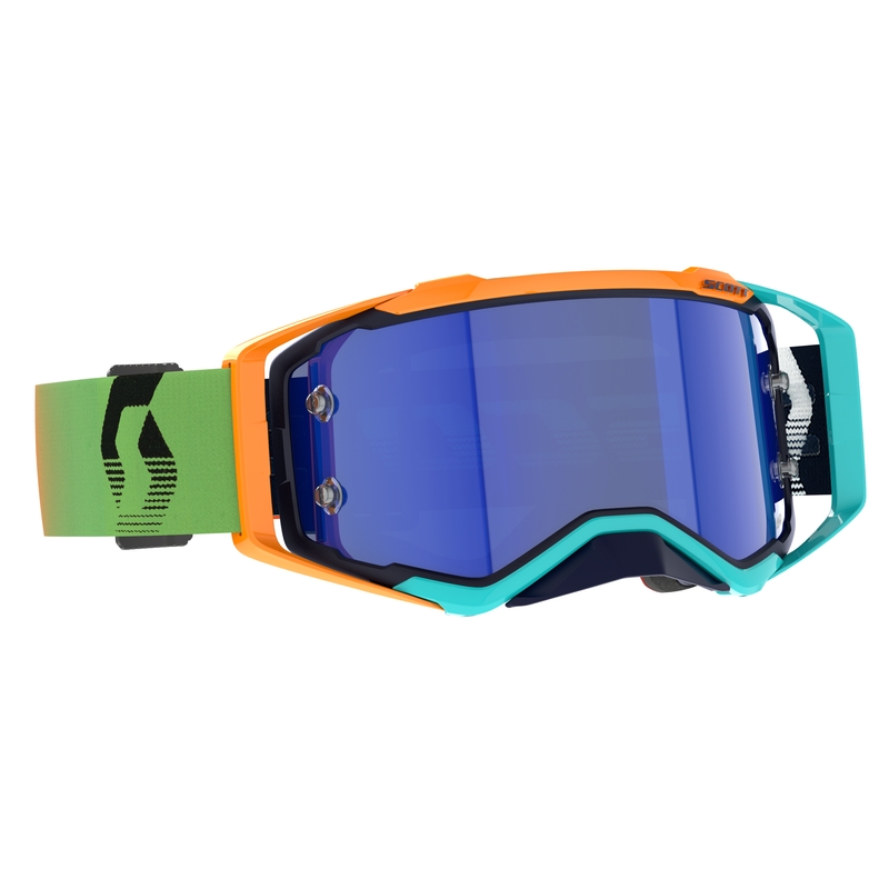 Scott Prospect AMP Blau-Orange-Blaue Motocross-Brille