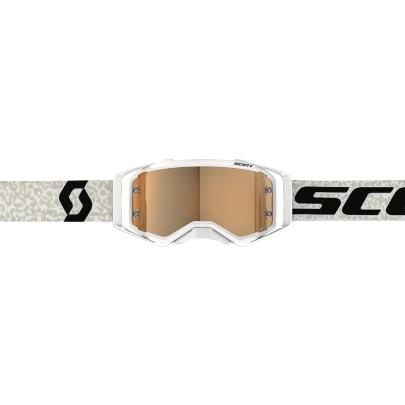 Scott Prospect AMP weiß-schwarz-goldene Motocross-Brille