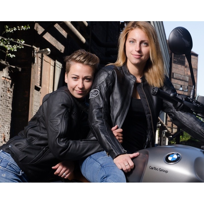 Damen Motorradjacke Tschul 635 Schwarz Ausverkauf