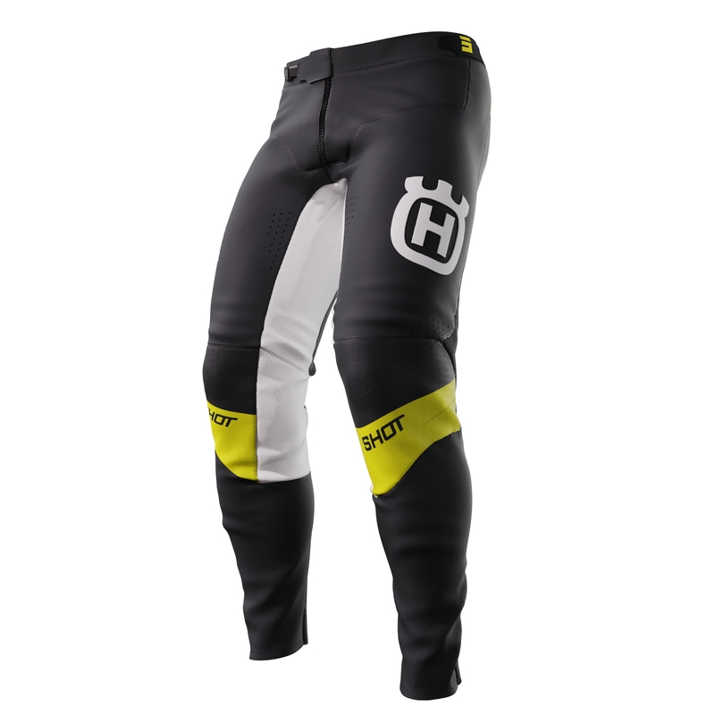 Shot Aerolite Husqvarna LE Motocross-Hose schwarz im Angebot Ausverkauf