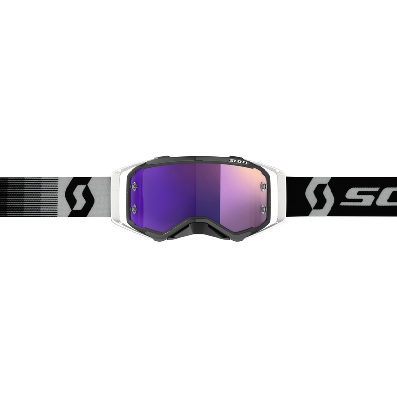 Scott Prospect CH Premium Motocrossbrille schwarz-weiß-lila