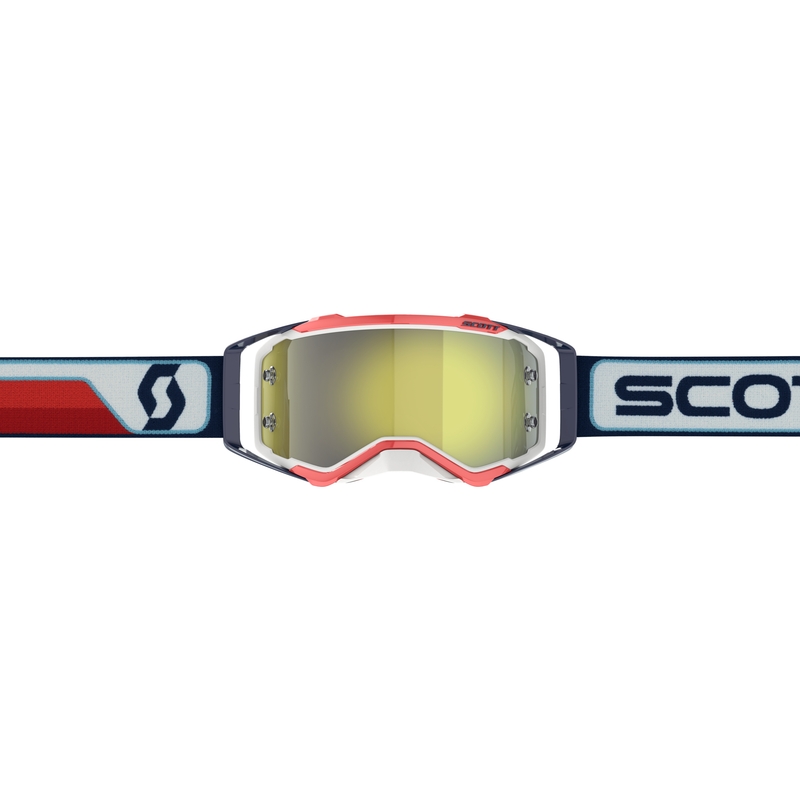 Motocrossbrille Scott Prospect CH rot-weiß-gelb