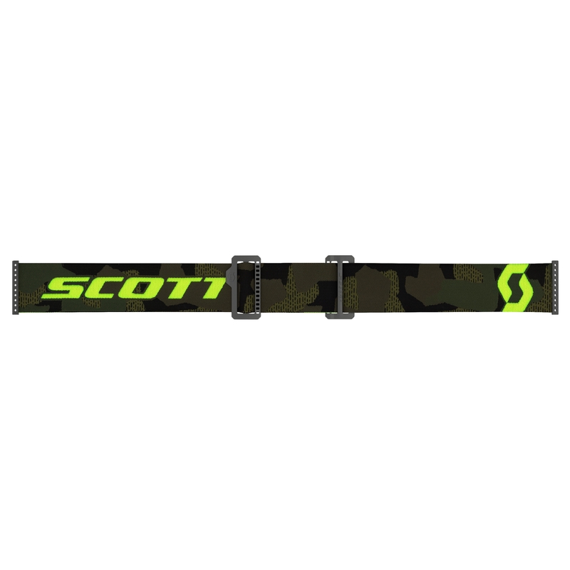 Scott Prospect LS Motocross-Brille in Khaki-Fluo-Gelb-Hellgrau