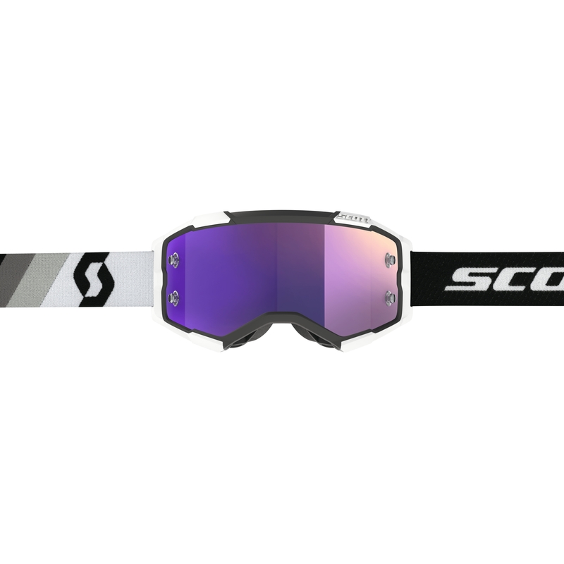 Motocrossbrille Scott Fury CH Premium schwarz-weiß-lila