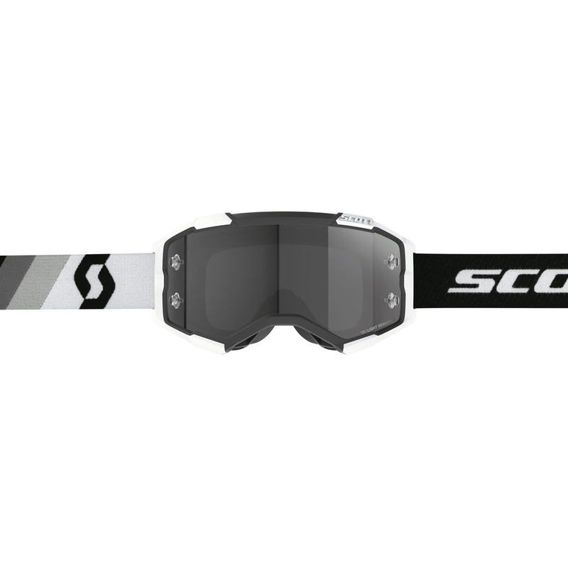 Motocrossbrille Scott Fury LS Premium schwarz-weiß-grau