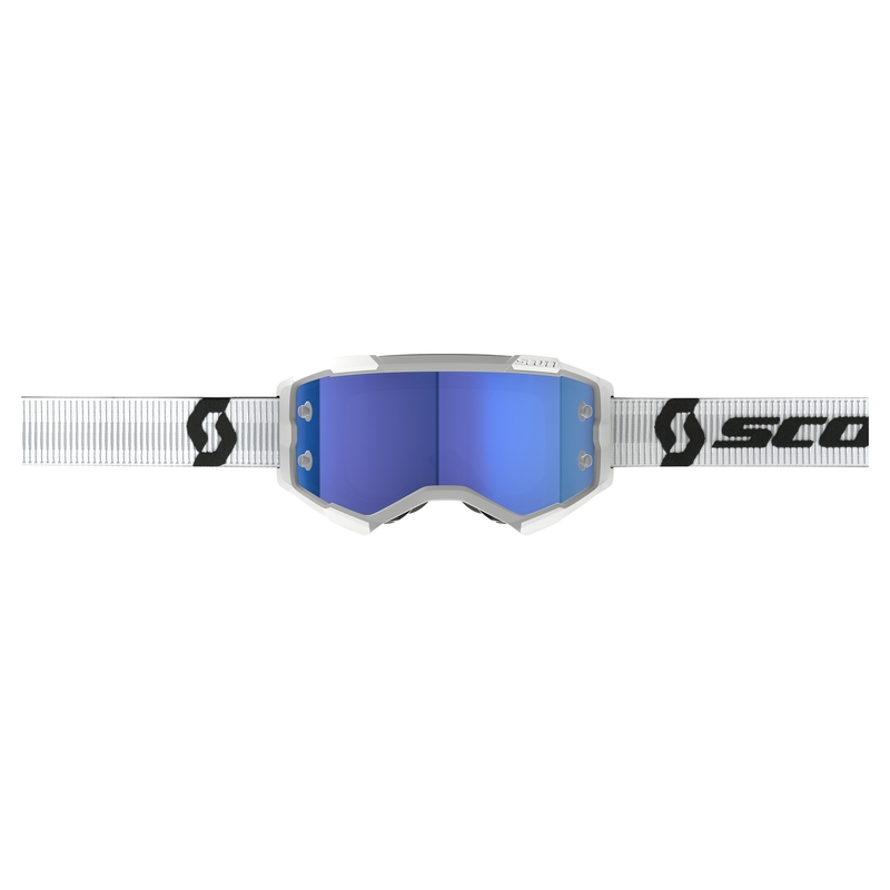 Motocrossbrille Scott Fury CH weiß-blau