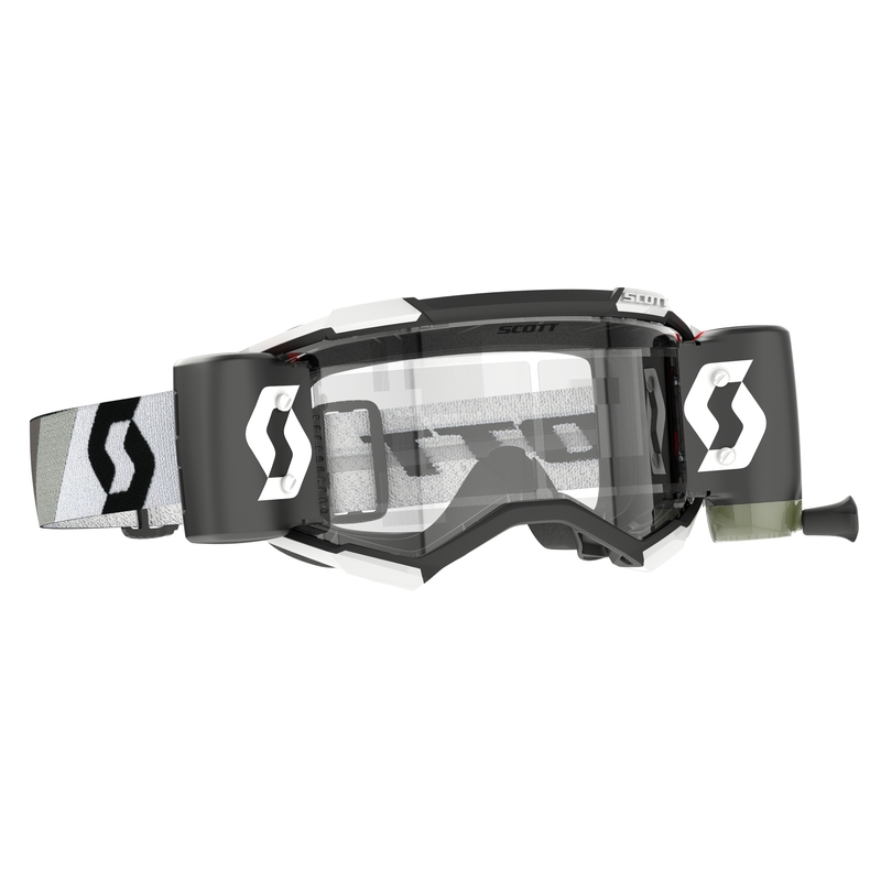 Motocrossbrille Scott Fury WFS Premium schwarz-weiß