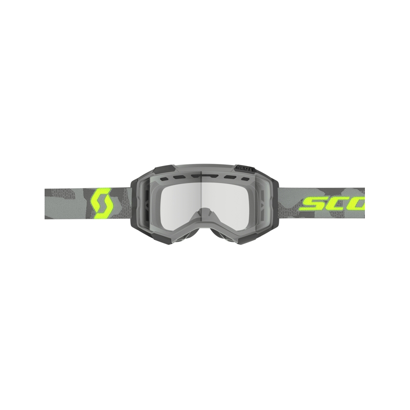 Motocross-Brille Scott Fury Enduro grau-fluo gelb