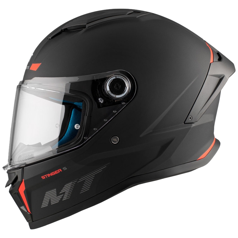 MT Stinger 2 Solid Integral Motorradhelm schwarz matt