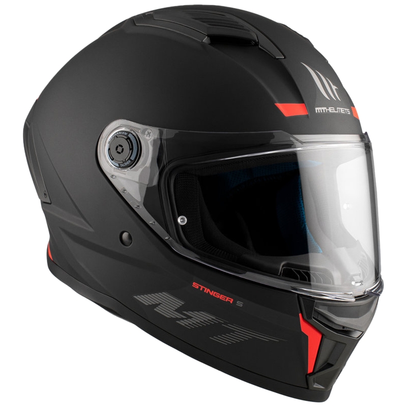 MT Stinger 2 Solid Integral Motorradhelm schwarz matt