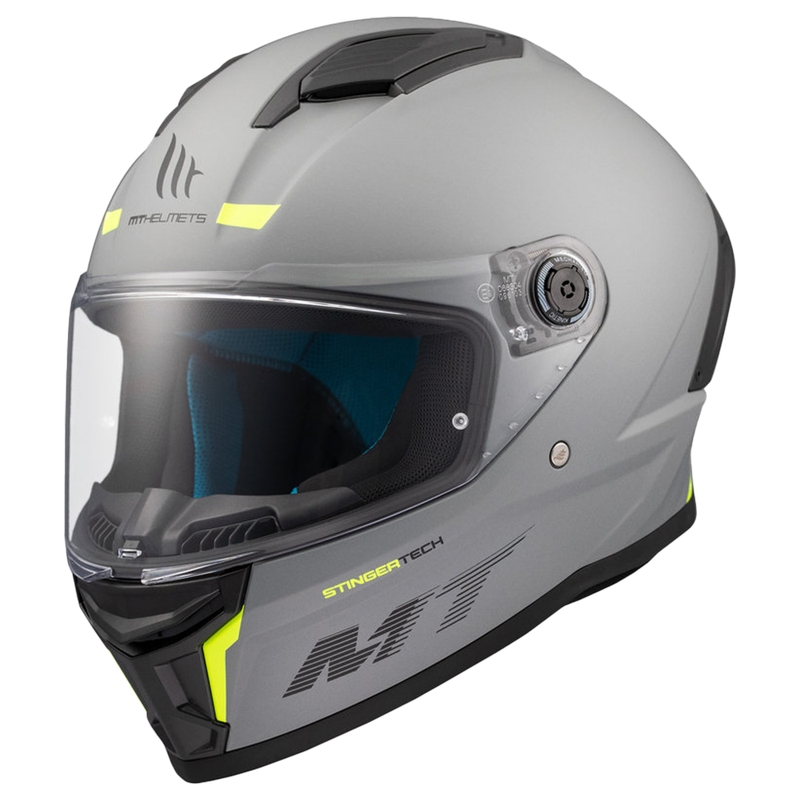 MT Stinger 2 Solid grey matt Integral Motorradhelm