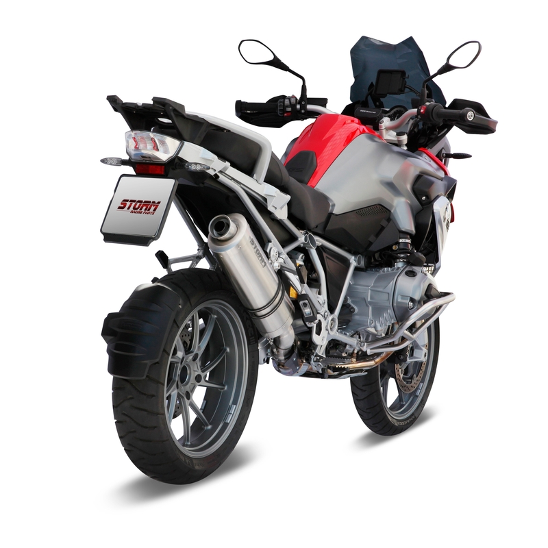 Auspuffendstück STORM OVAL Edelstahl