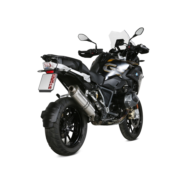Auspuffendstück STORM OVAL Edelstahl für BMW R 1250 GS 2019-2023, BMW R 1250 GS Adventure 2019-2023