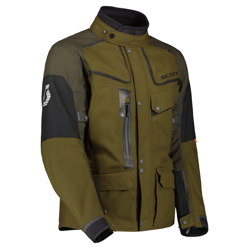 SCOTT VOYAGER DRYO Motorradjacke schwarz-braun-oliv