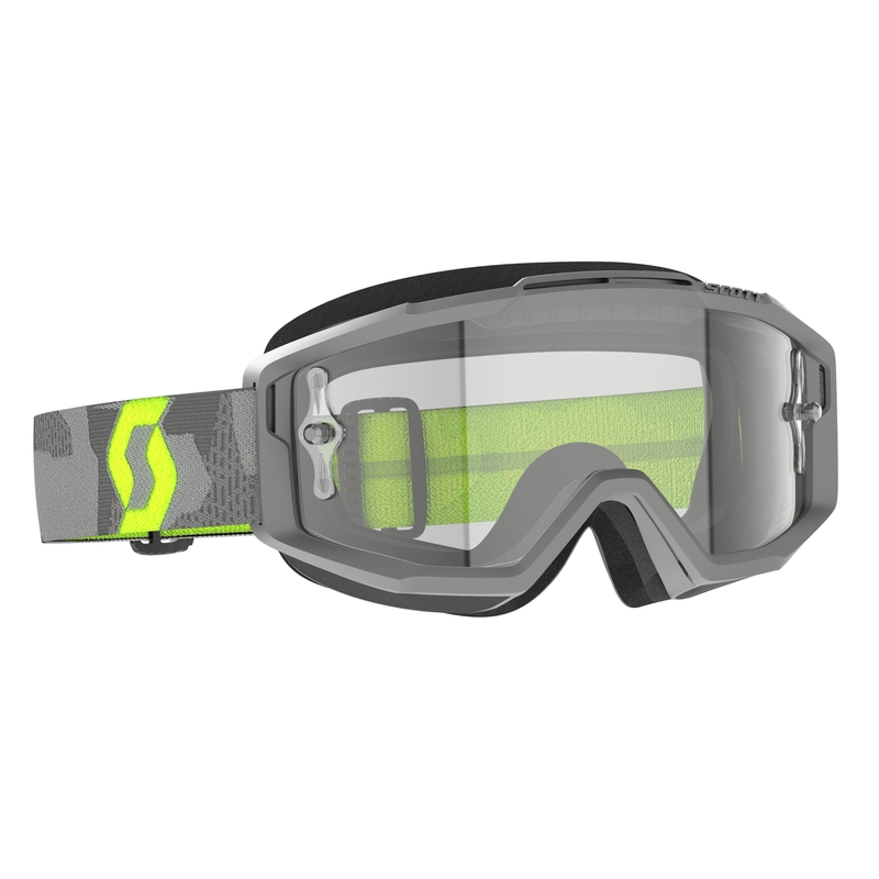 Motocross-Brille SCOTT Split OTG grau-fluo gelb