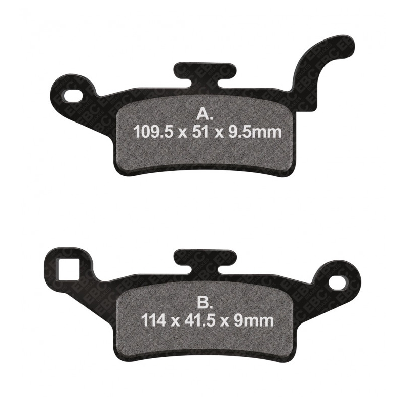 Bremsbeläge EBC für YAMAHA YW 125 BWS  2010-2015, YAMAHA Xenter 125 2012-2020