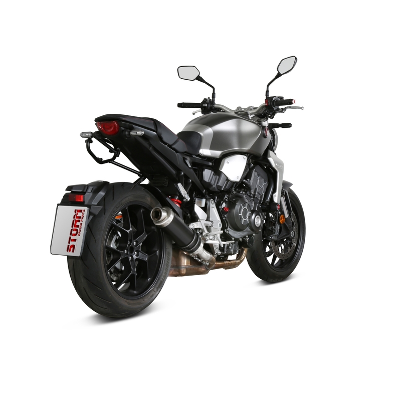 Auspuffendstück STORM GP Steel black für HONDA CB 1000 R, RA (ABS) 2018-2024, HONDA CB 1000 R Neo Sports Café 2018-2024