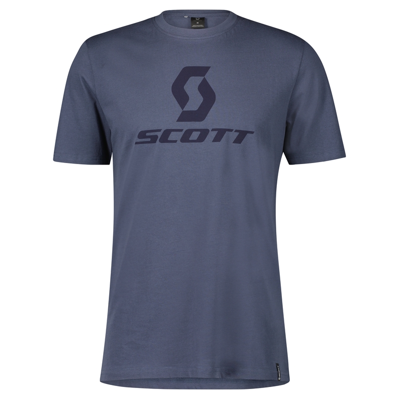 T-Shirt SCOTT ICON metallic blau