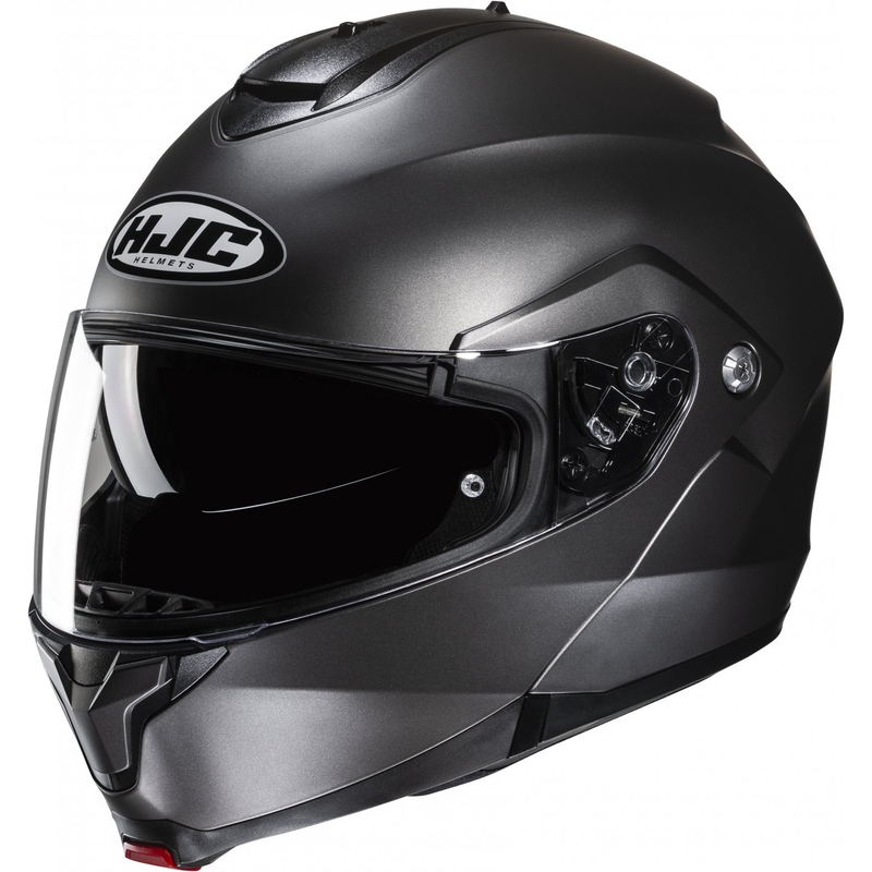 Klappbarer Motorradhelm HJC C91N Massives halbflaches Titan