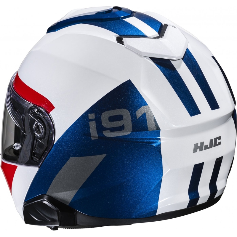 HJC i91 Bina MC21 Klapphelm weiß-blau-rot