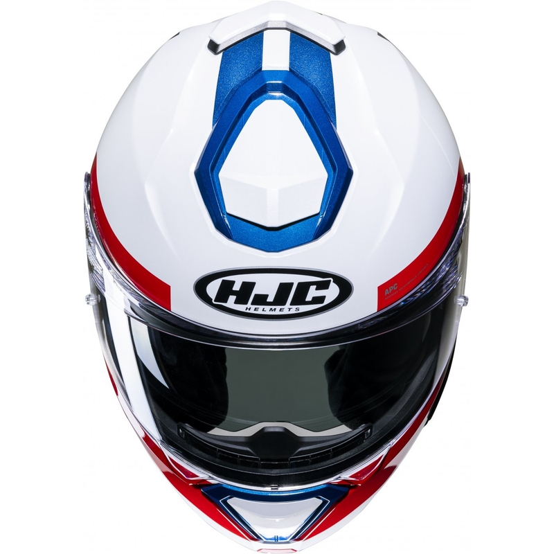 HJC i91 Bina MC21 Klapphelm weiß-blau-rot