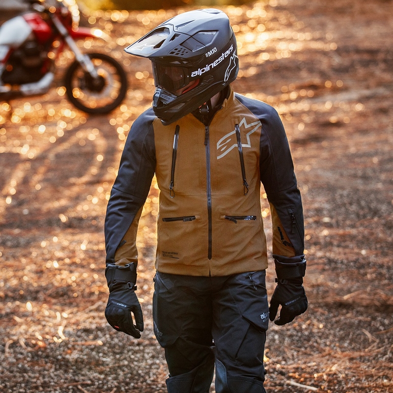 Alpinestars Hyde XT Drystar XF Motorradjacke sandschwarz
