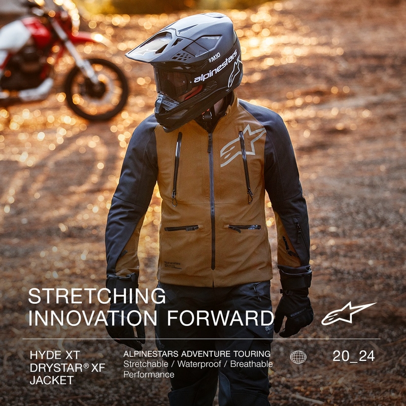 Alpinestars Hyde XT Drystar XF Motorradjacke sandschwarz