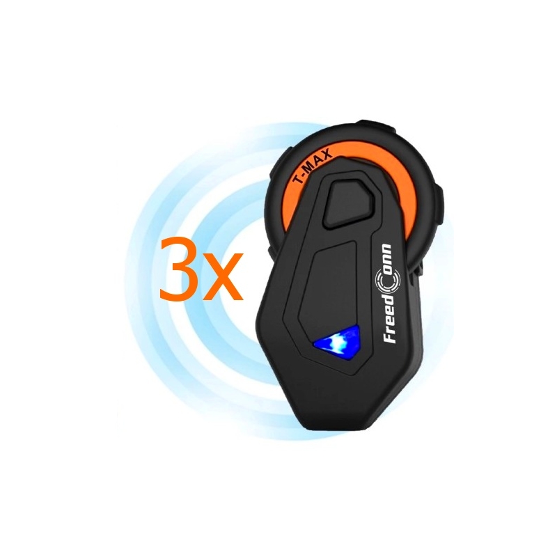 3er-Set Bluetooth-Sprechanlage T-MAX