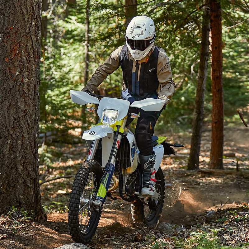 Alpinestars Techdura Motorradjacke schwarz-braun-dunkelblau