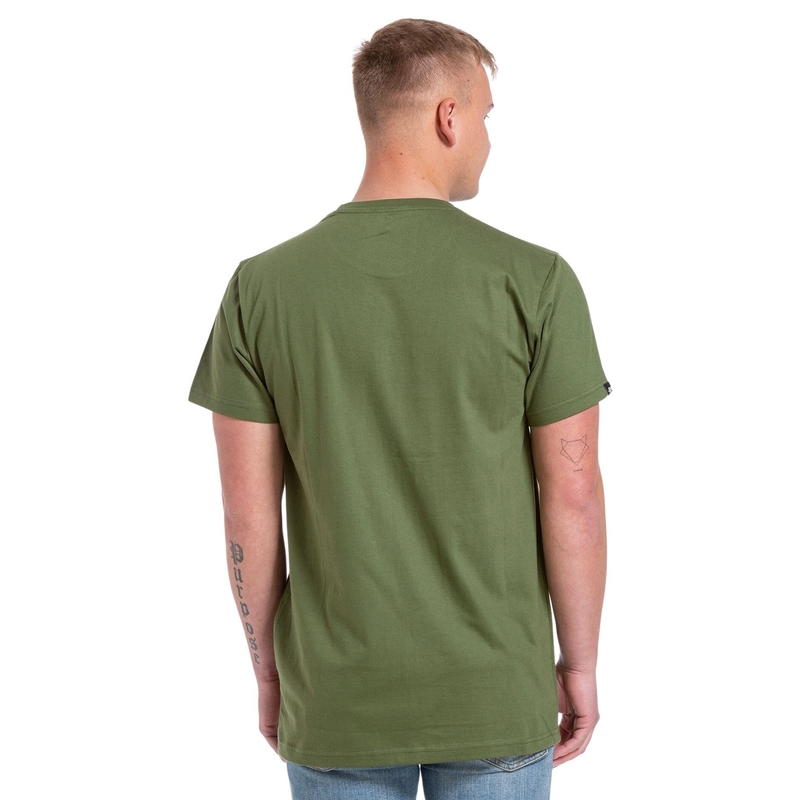 Herren T-Shirt Meatfly Repash olivgrün