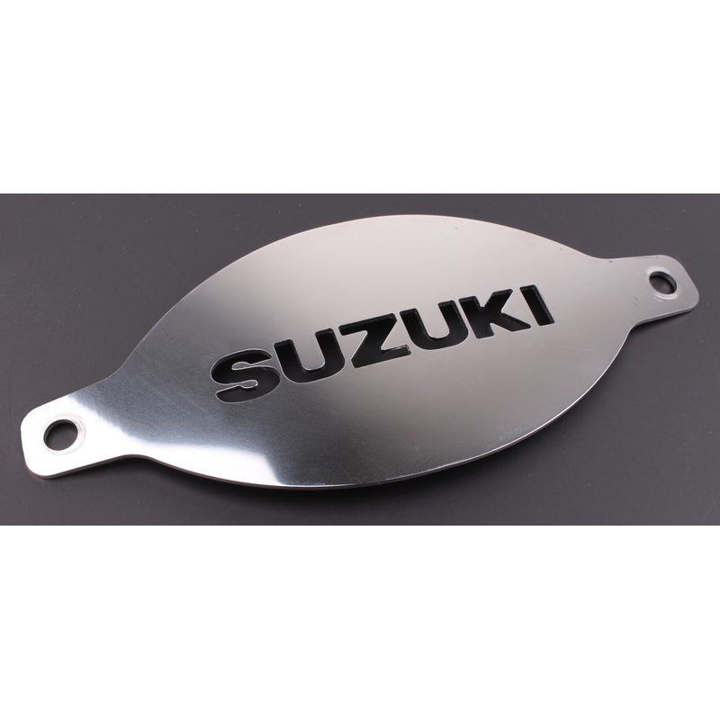 Aufkleber Suzuki auf dem Plexiglas Original