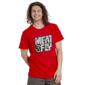 Herren-T-Shirt Meatfly Repash rot
