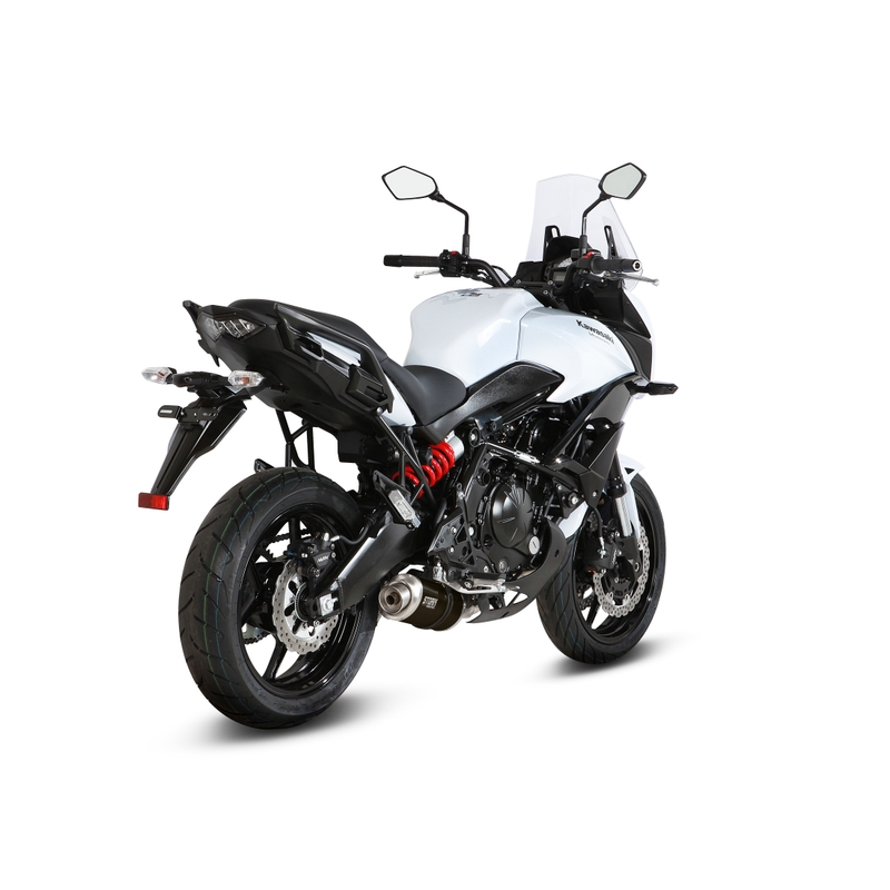 Auspuff komplett 2x1 STORM OVAL Steel black für KAWASAKI Versys 650 2015-2020