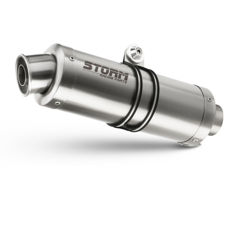 Auspuffendstück STORM GP Edelstahl für KTM Duke 690 / R 2012-2018
