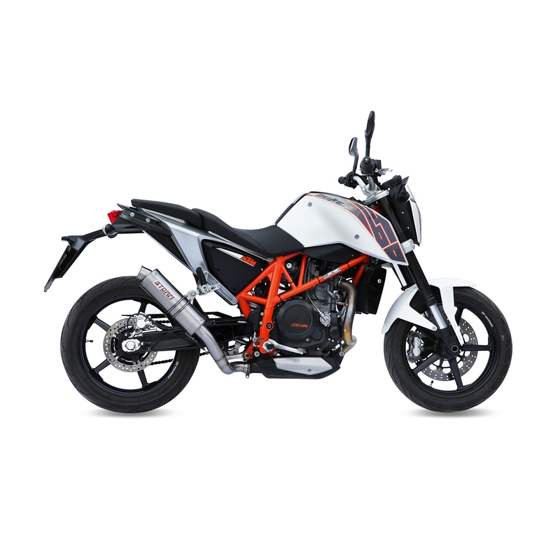 Auspuffendstück STORM GP Edelstahl für KTM Duke 690 / R 2012-2018