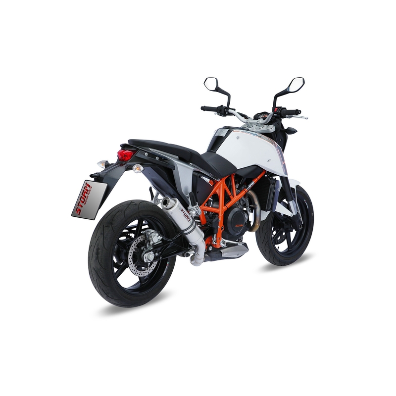 Auspuffendstück STORM GP Edelstahl für KTM Duke 690 / R 2012-2018