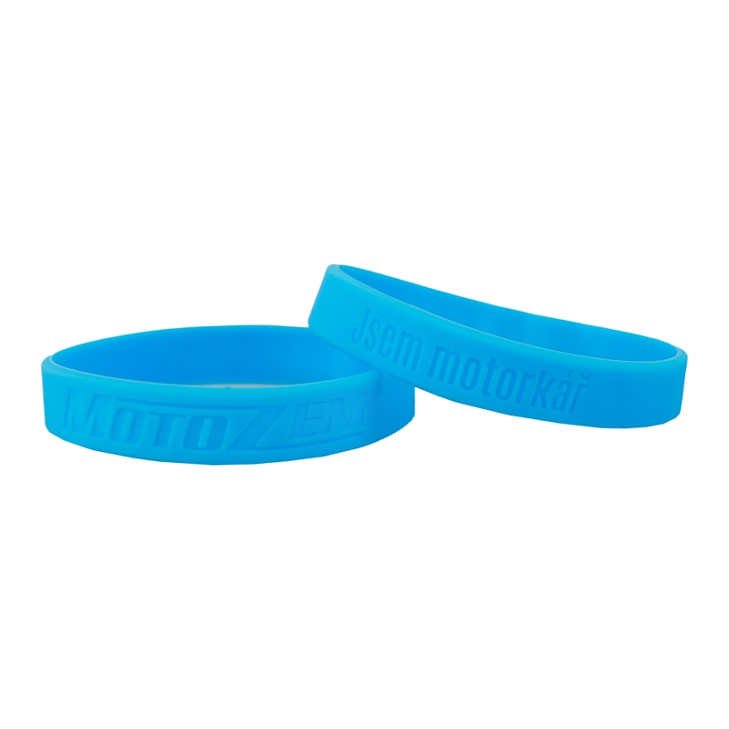 MotoZem CZ-Armband „Ich bin ein blauer Biker“.