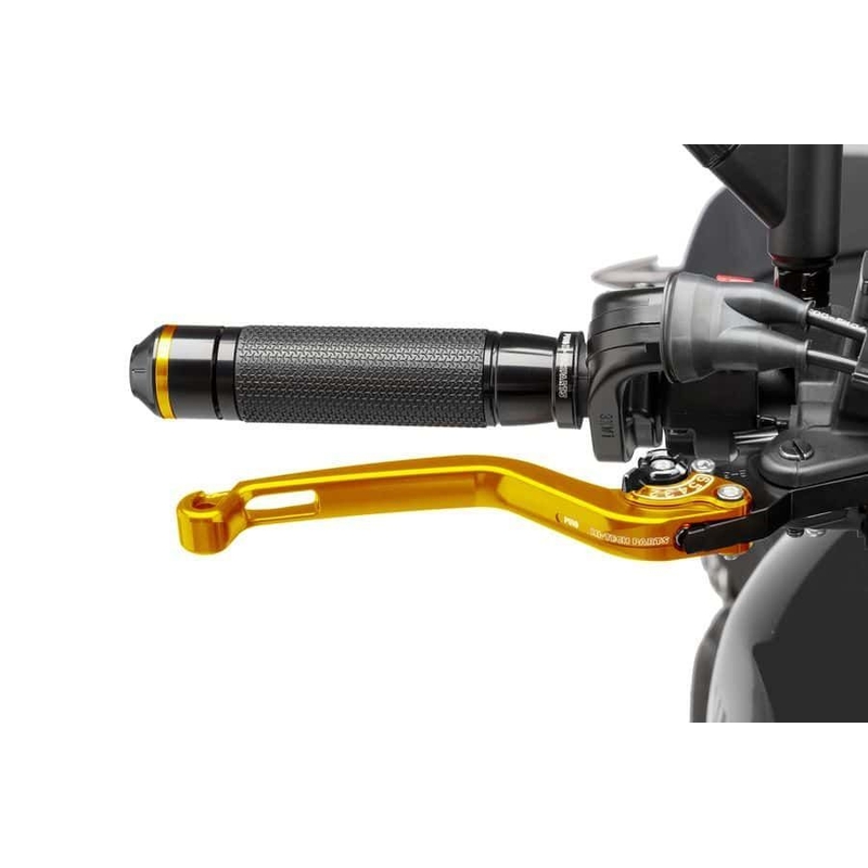 Bremsehebel ohne Adapter PUIG lang gold/black