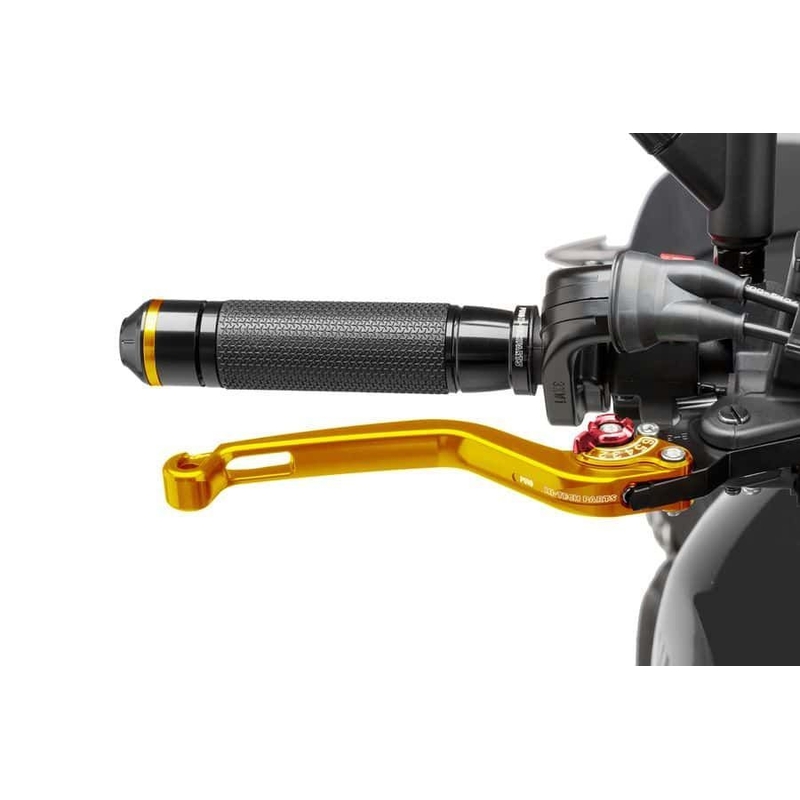 Bremsehebel ohne Adapter PUIG lang gold/red