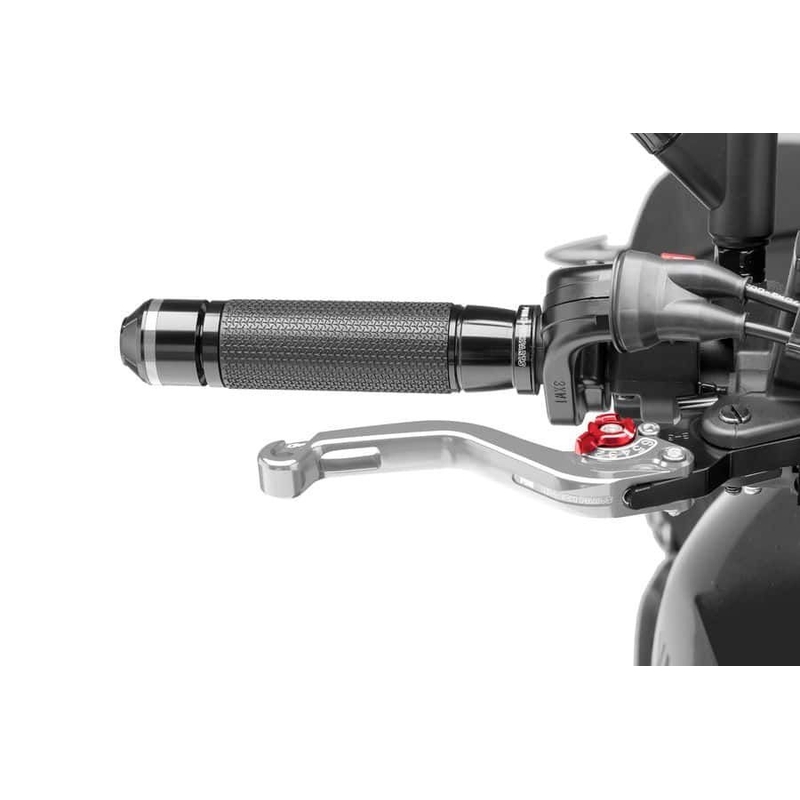 Bremsehebel ohne Adapter PUIG kurz silver/red