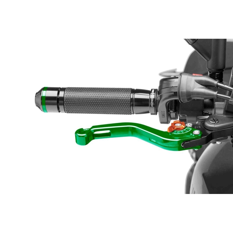 Bremsehebel ohne Adapter PUIG kurz green/orange