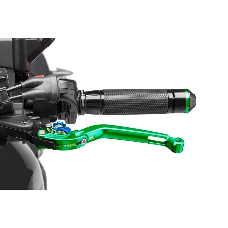 Kupplungshebel ohne Adapter PUIG foldable green/blue